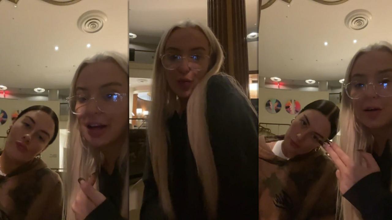 Tana Mongeau's Instagram Live Stream from October 8th 2021.