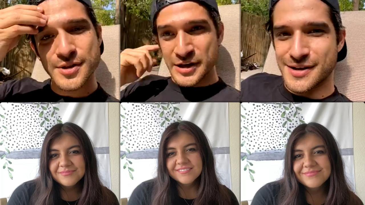 Tyler Posey's Instagram Live Stream from October 6th 2021.