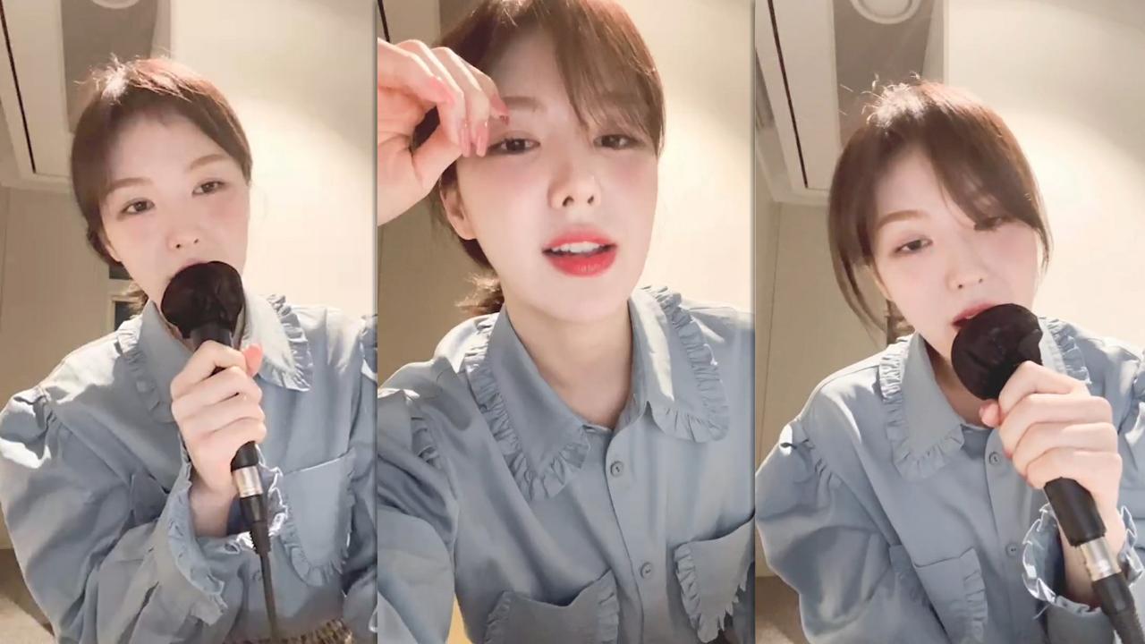 Wendy ( 웬디 )'s Instagram Live Stream from November 17th 2021.