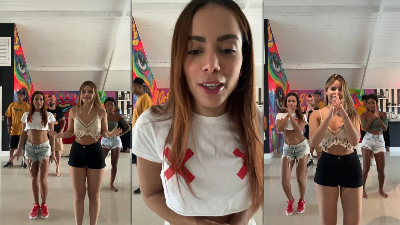 Anitta's Instagram Live Stream with Luara Fonseca from December 14th 2021.