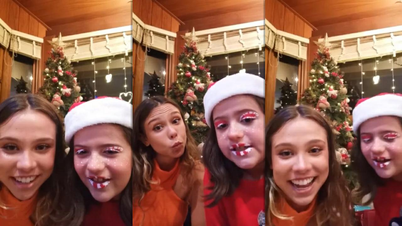 Bruna Carvalho's Instagram Live Stream from December 24th 2021.
