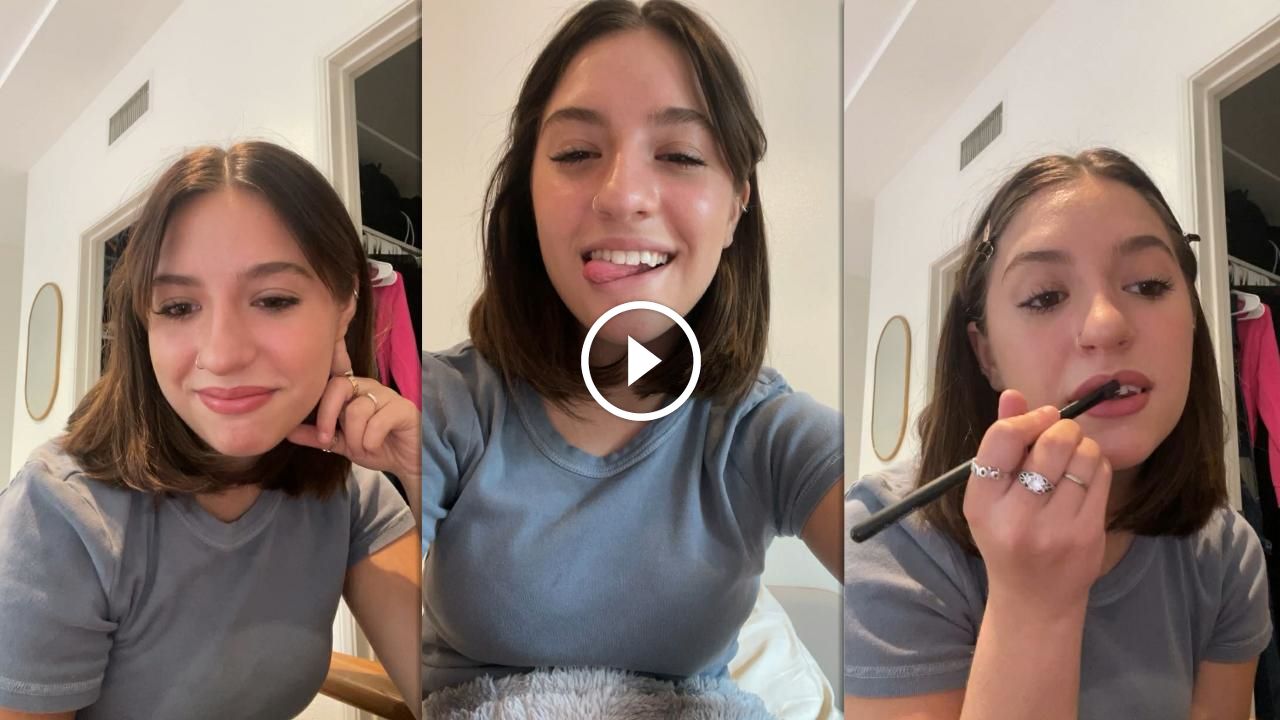 Mackenzie Ziegler's Instagram Live Stream from December 9th 2021.