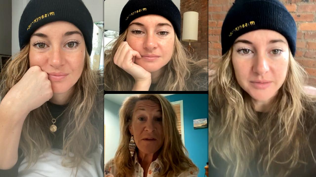 Shailene Woodley | Instagram Live Stream | 10 December 2021