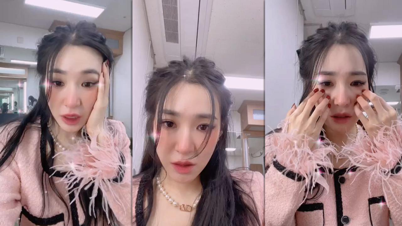 Tiffany Young's Instagram Live Stream from December 24th 2021.