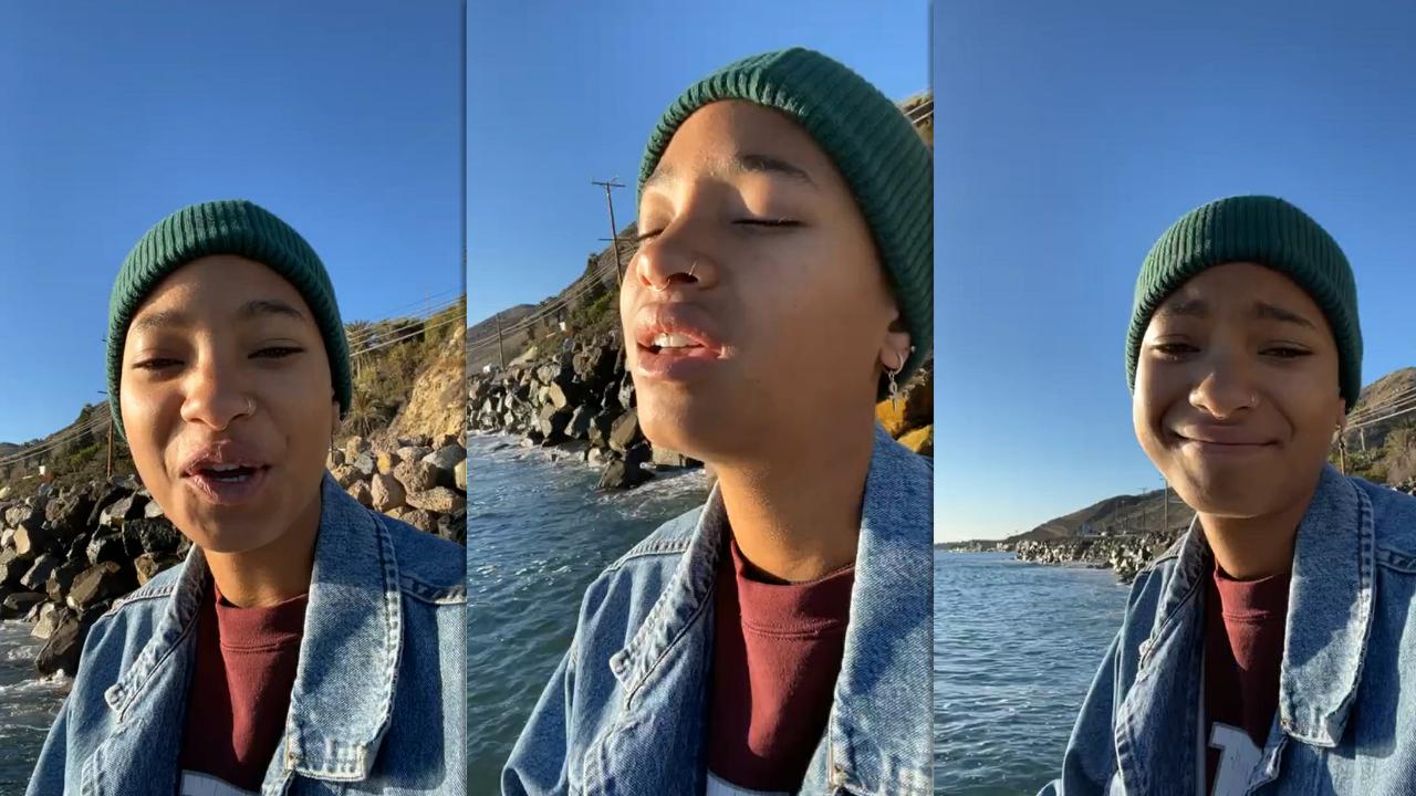 Willow Smith's Instagram Live Stream from December 18th 2021.