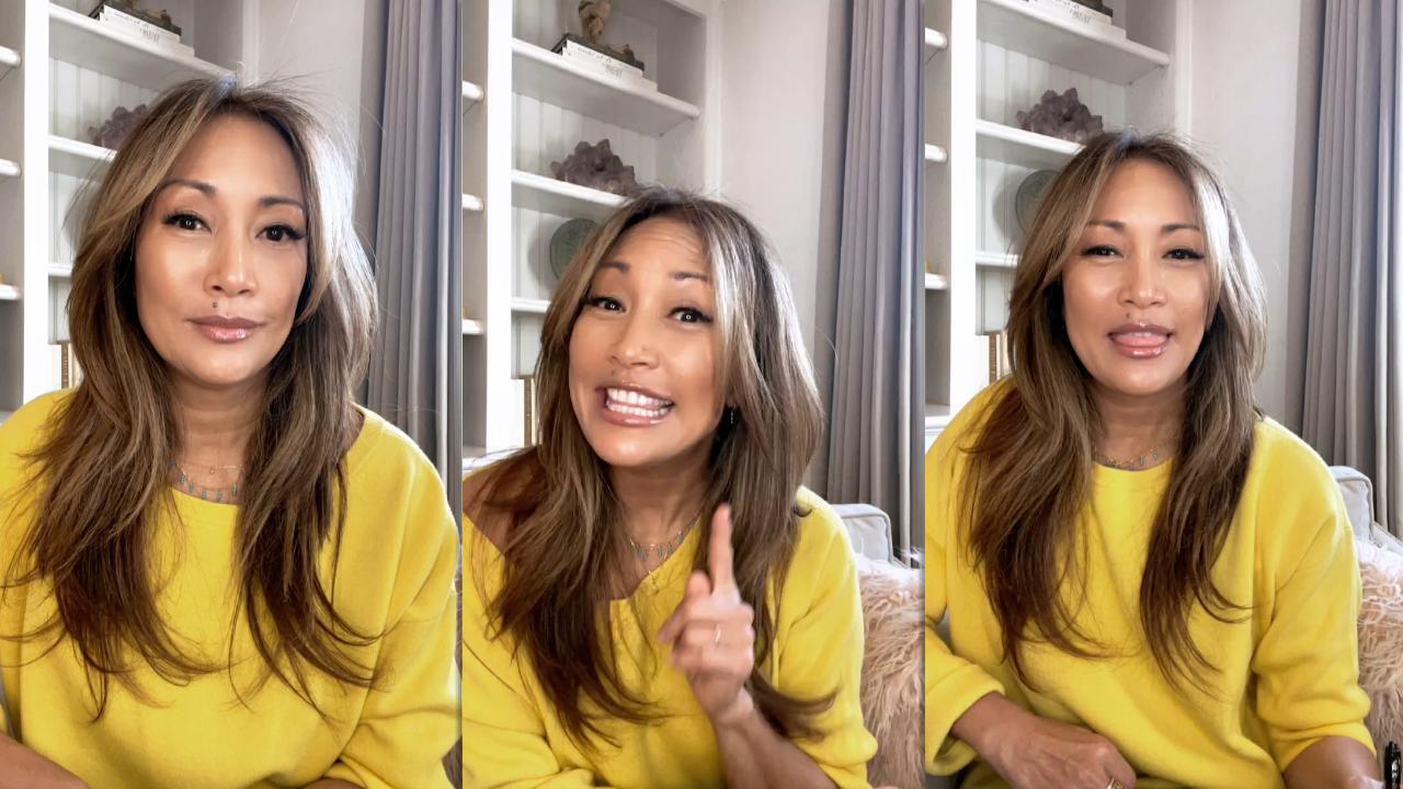 Carrie Ann Inaba's Instagram Live Stream from January 3rd 2022.