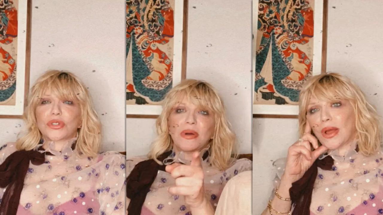 Courtney Love's Instagram Live Stream from January 19th 2022.