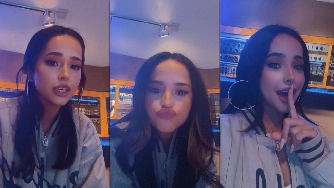 Becky G's Instagram Live Stream from January 22th 2022.