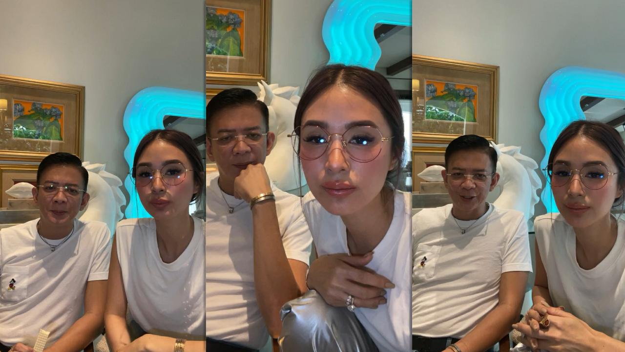 Heart Evangelista's Instagram Live Stream from January 16th 2022.