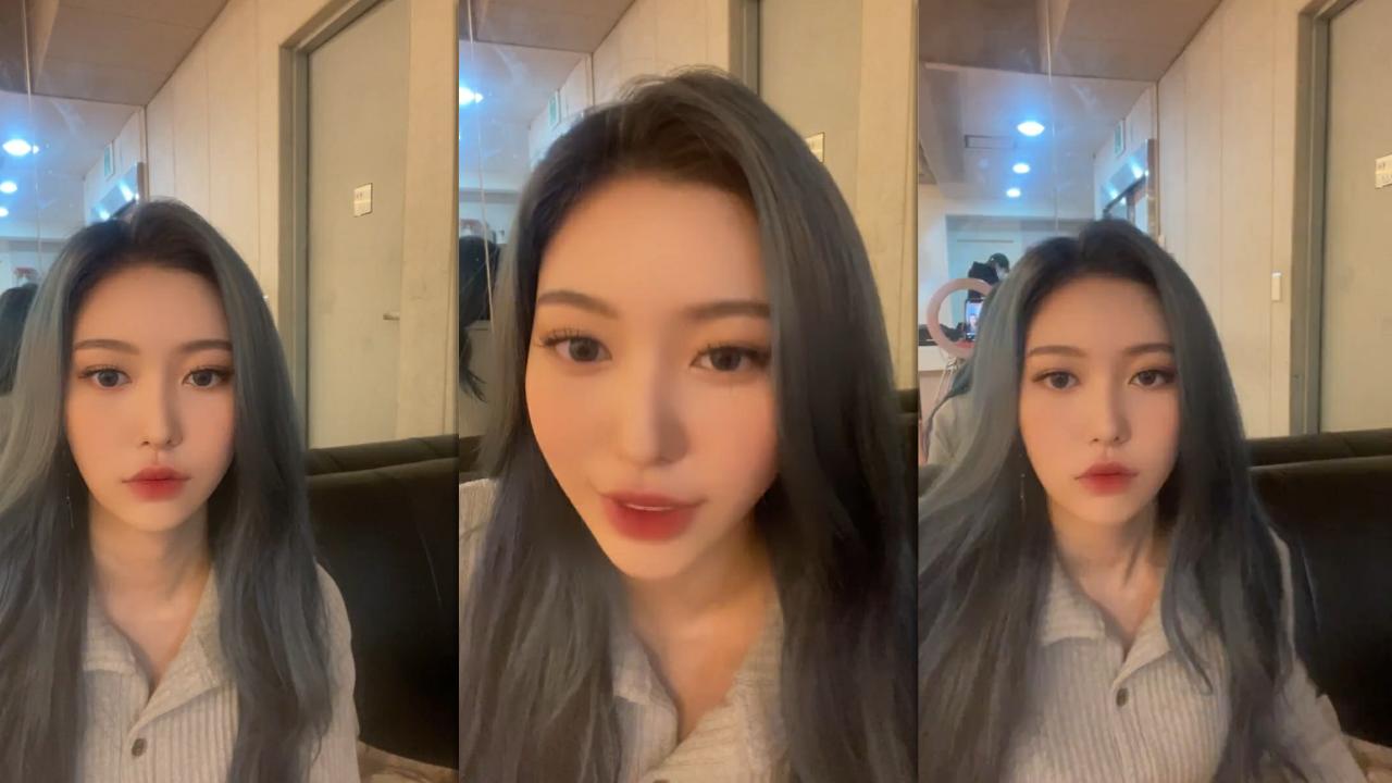 Jane (MOMOLAND)'s Instagram Live Stream from January 28th 2022.
