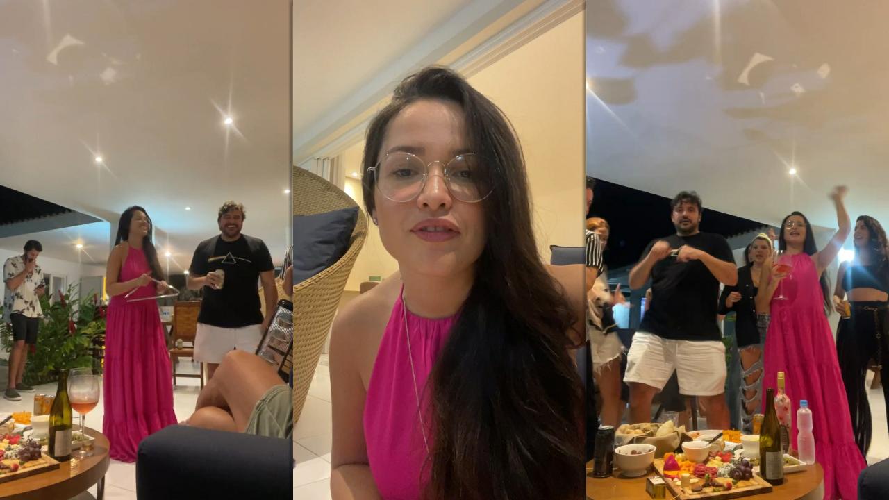 Juliette Freire's Instagram Live Stream from January 15th 2022.