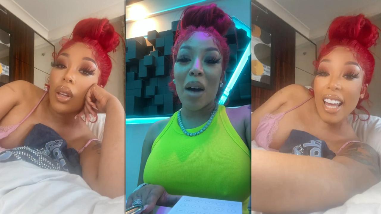 K Michelle's Instagram Live Stream from January 18th 2022.