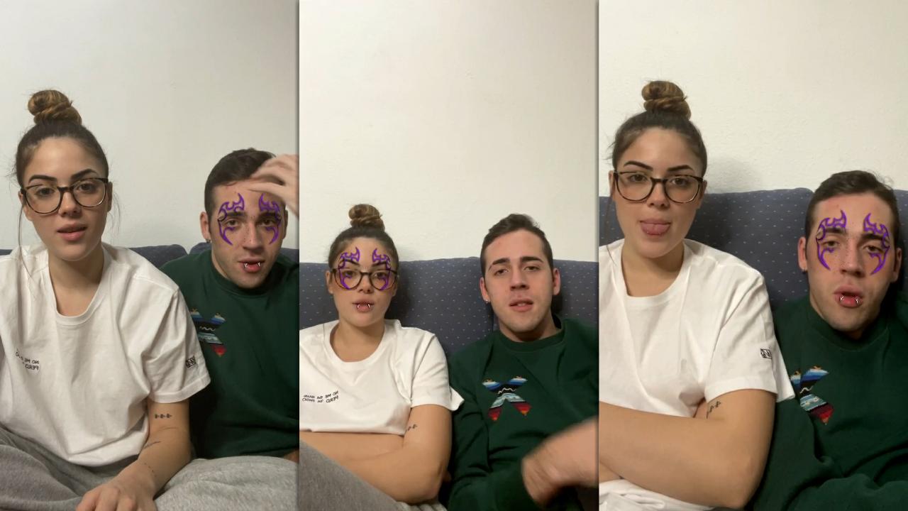 Lucía Bellido's Instagram Live Stream from January 21th 2022.