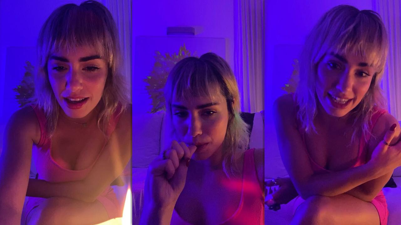 Lali Espósito's Instagram Live Stream from January 12th 2022.