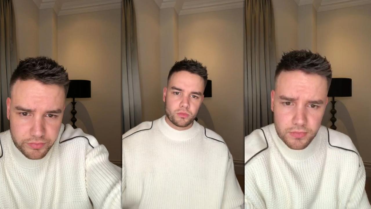 Liam Payne's Instagram Live Stream from January 17th 2022.