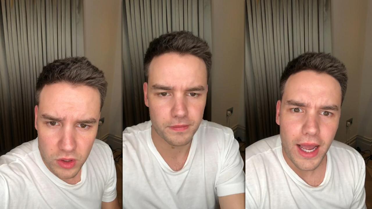 Liam Payne's Instagram Live Stream from January 8th 2022.