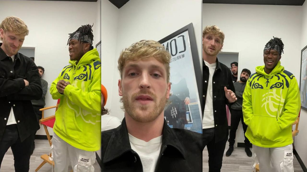 Logan Paul's Instagram Live Stream with KSI from January 4th 2022.