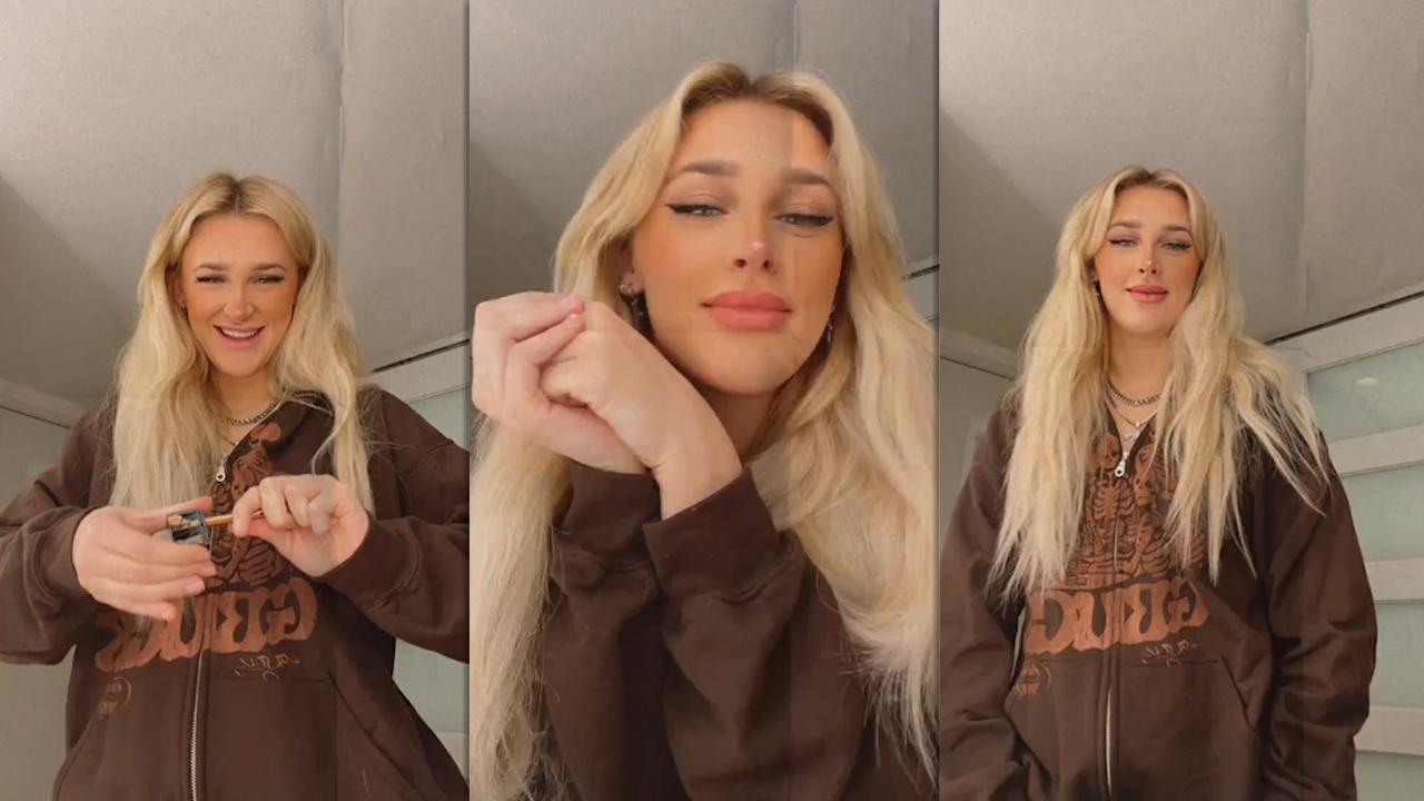 Madi Monroe's Instagram Live Stream from January 22th 2022.