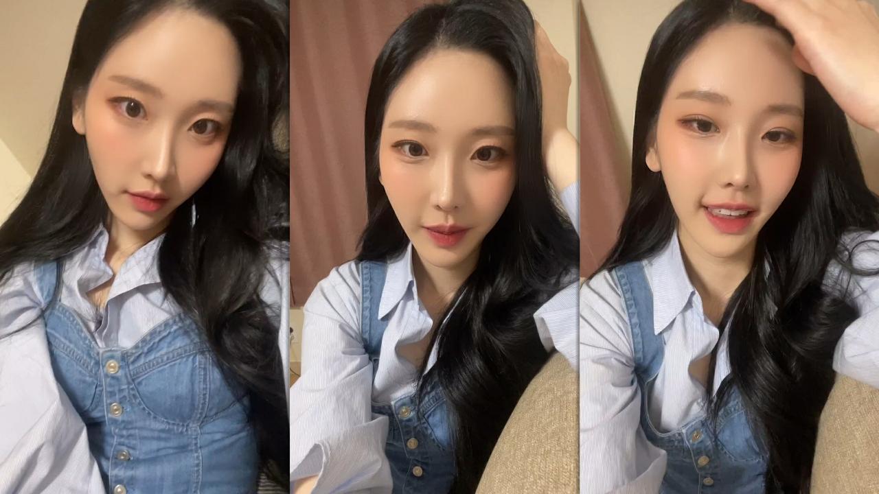 Nayun (MOMOLAND)'s Instagram Live Stream from January 28th 2022.