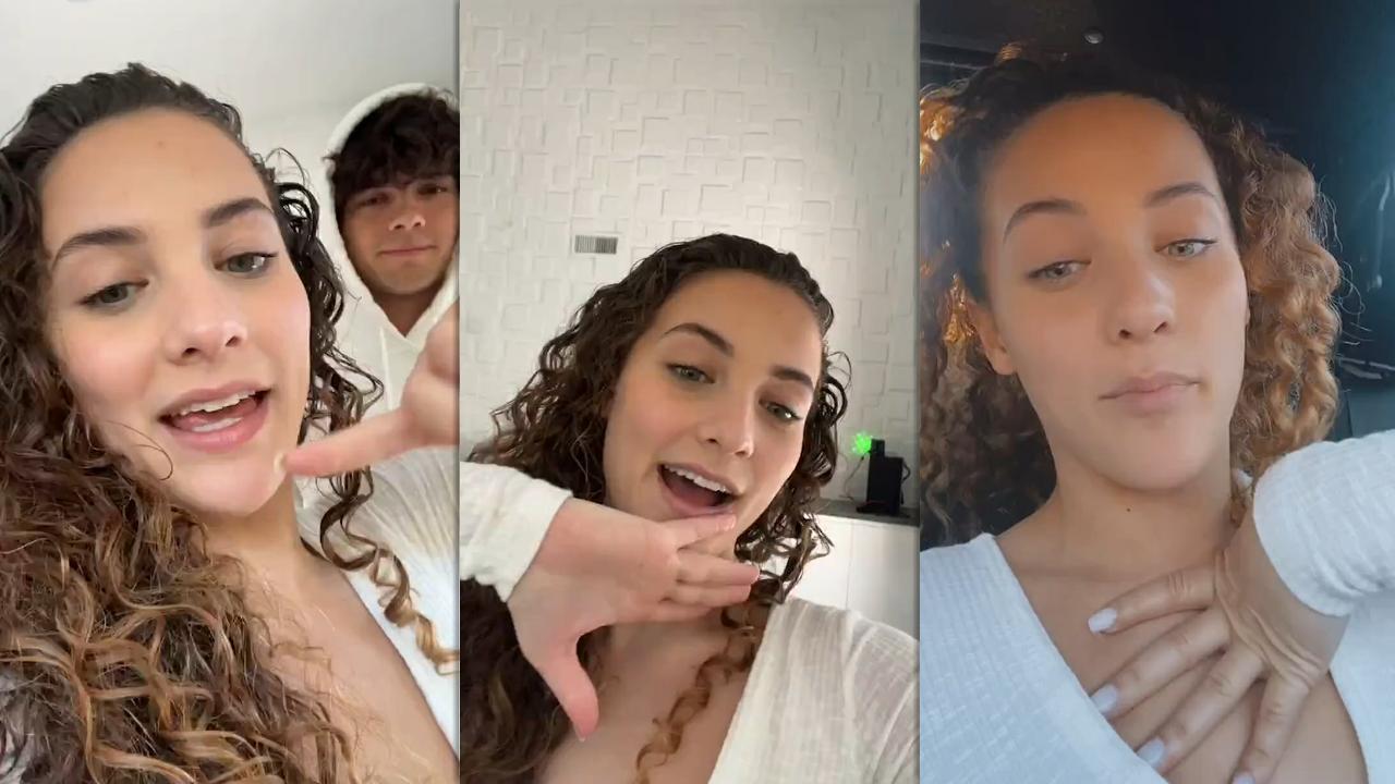 Sofie Dossi's Instagram Live Stream from January 1st 2022.
