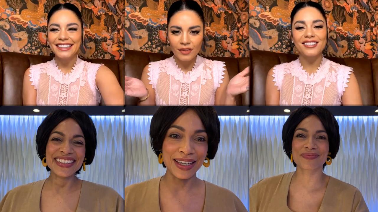 Vanessa Hudgens Instagram Live Stream with Rosario Dawson from January 12th 2022.