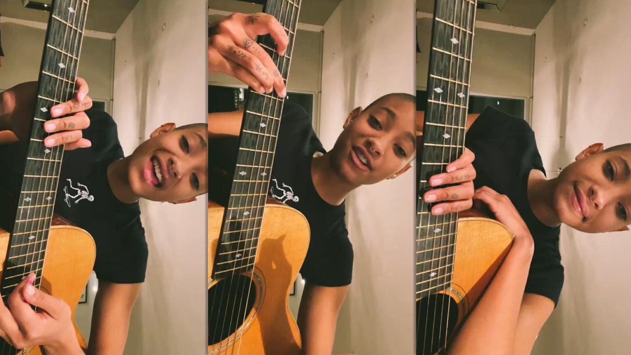 Willow Smith's Instagram Live Stream from January 16th 2022.
