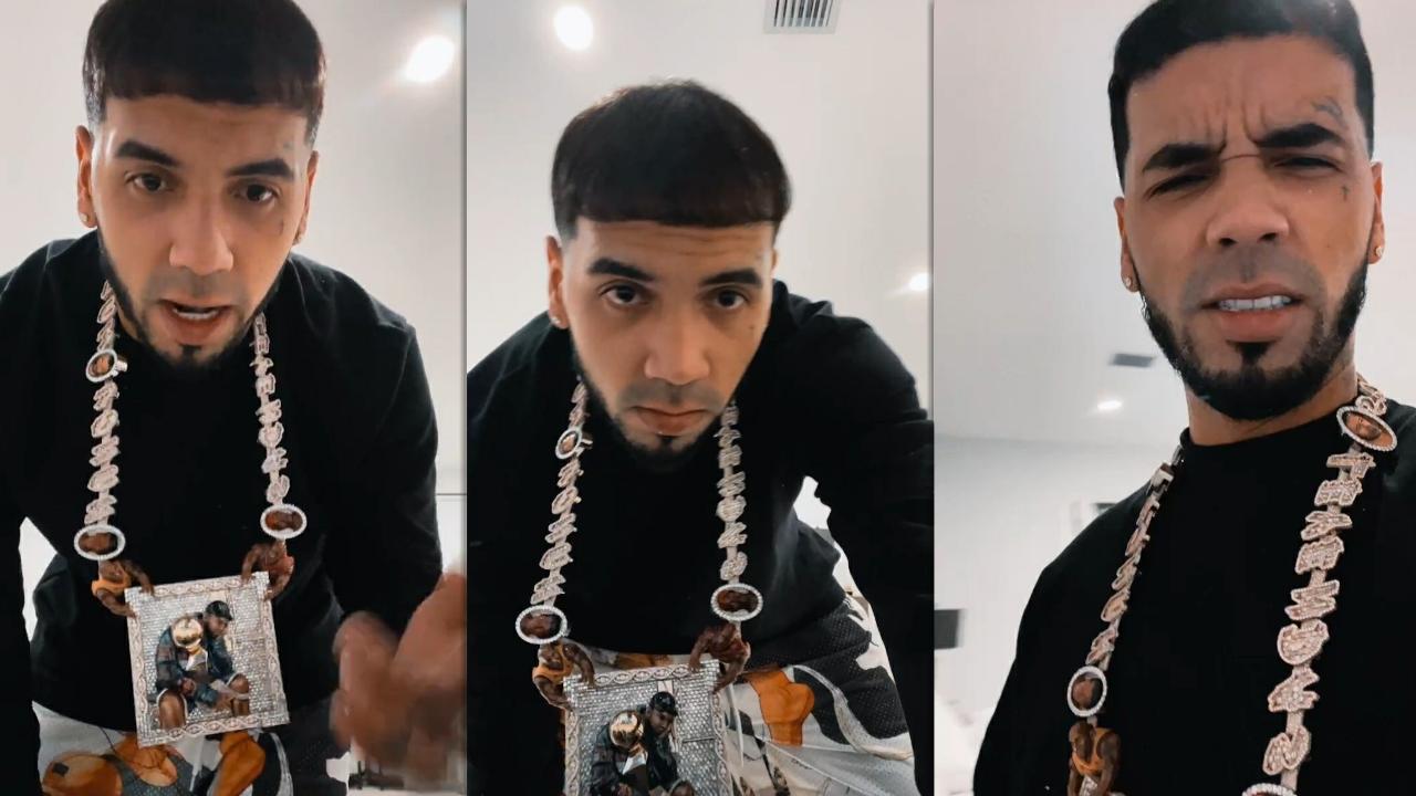 Anuel AA's Instagram Live Stream from February 25th 2022.