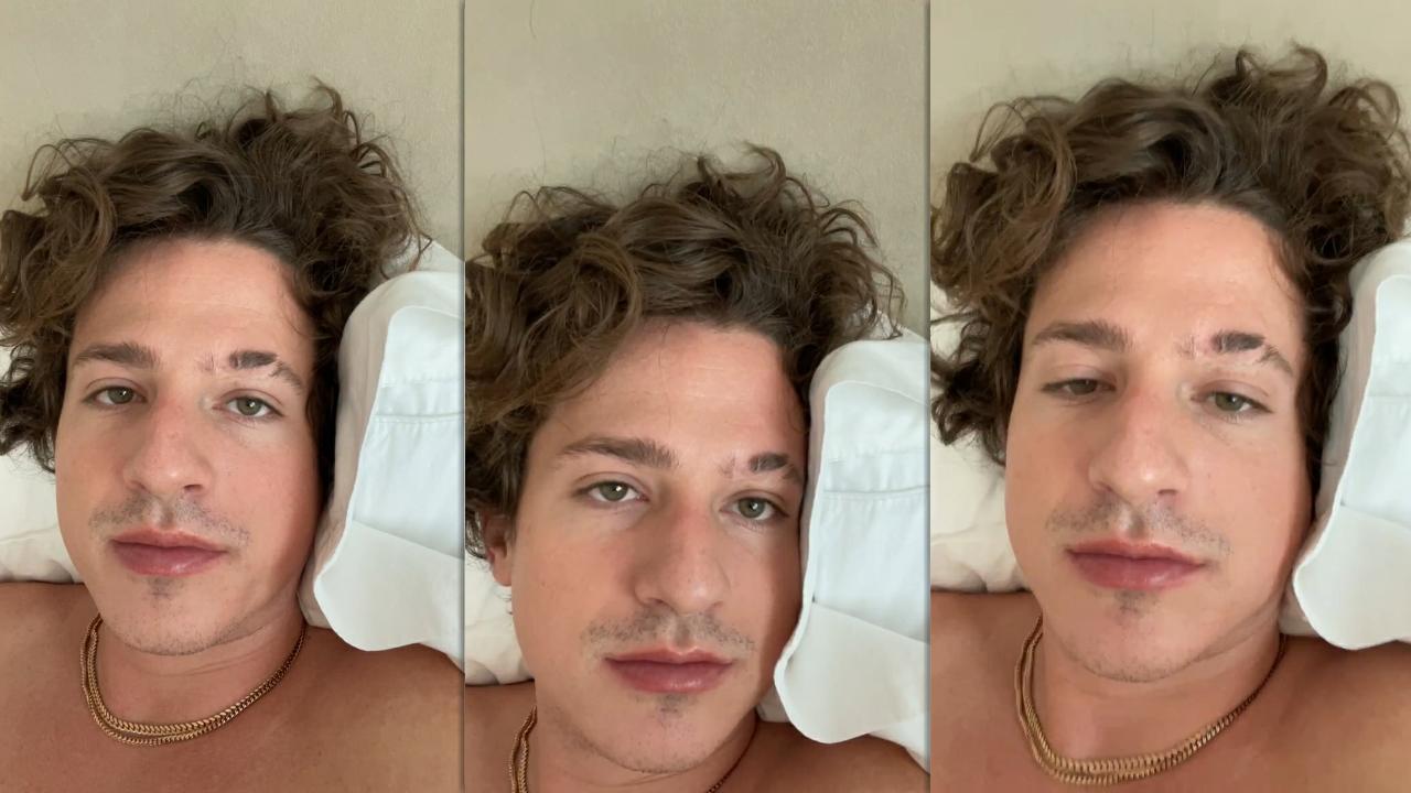 Charlie Puth's Instagram Live Stream from February 4th 2022.