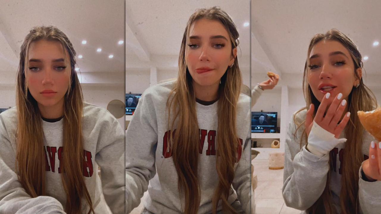 Madison Lewis Instagram Live Stream from February 24th 2022.