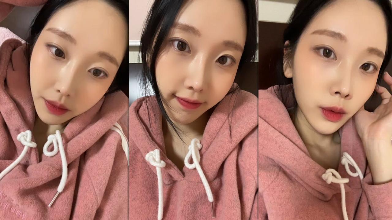 Nayun (MOMOLAND)'s Instagram Live Stream from February 4th 2022.