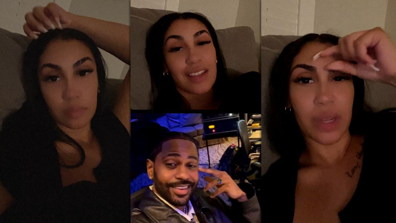 Queen Naija's Instagram Live Stream with Big Sean ​from February 3rd 2022.
