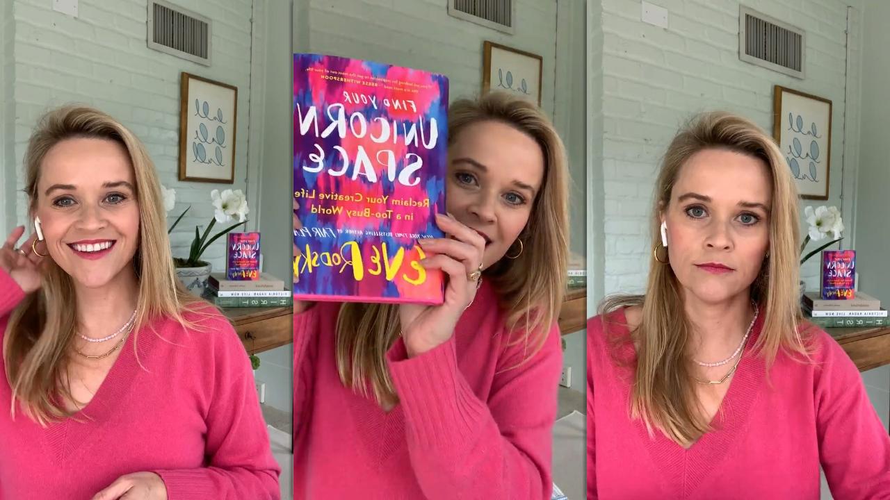 Reese Witherspoon's Instagram Live Stream from February 2nd 2022.
