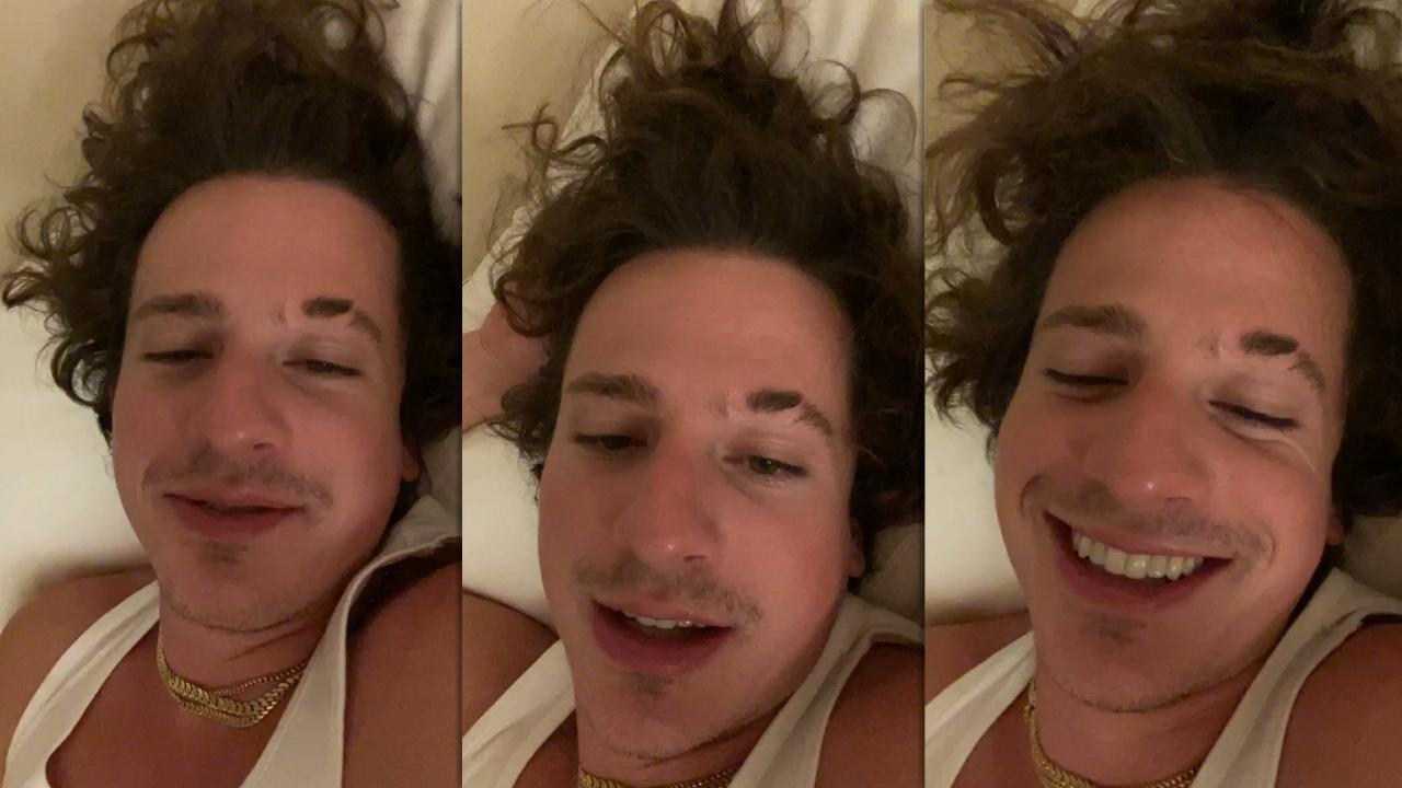 Charlie Puth's Instagram Live Stream from March 10th 2022.
