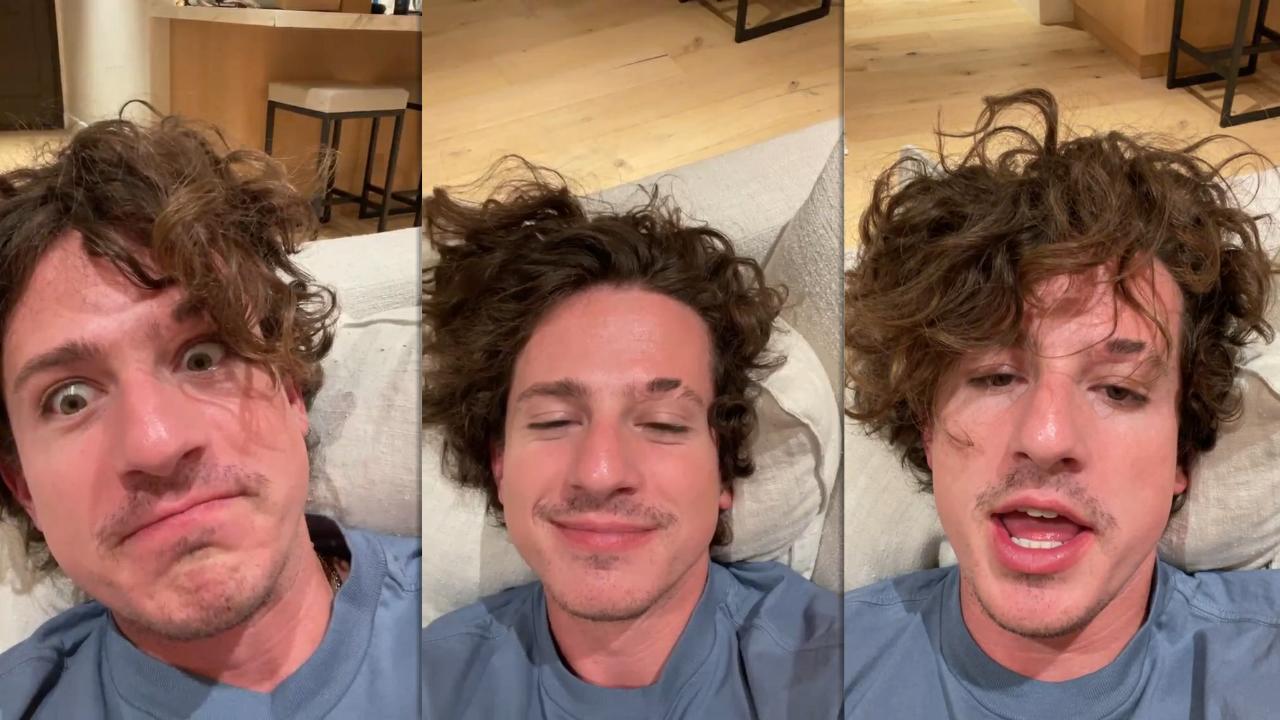 Charlie Puth's Instagram Live Stream from March 5th 2022.