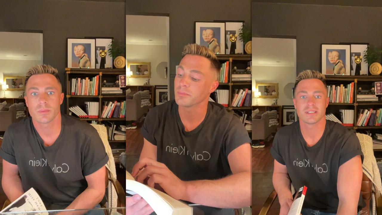 Colton Haynes Instagram Live Stream from March 24th 2022.
