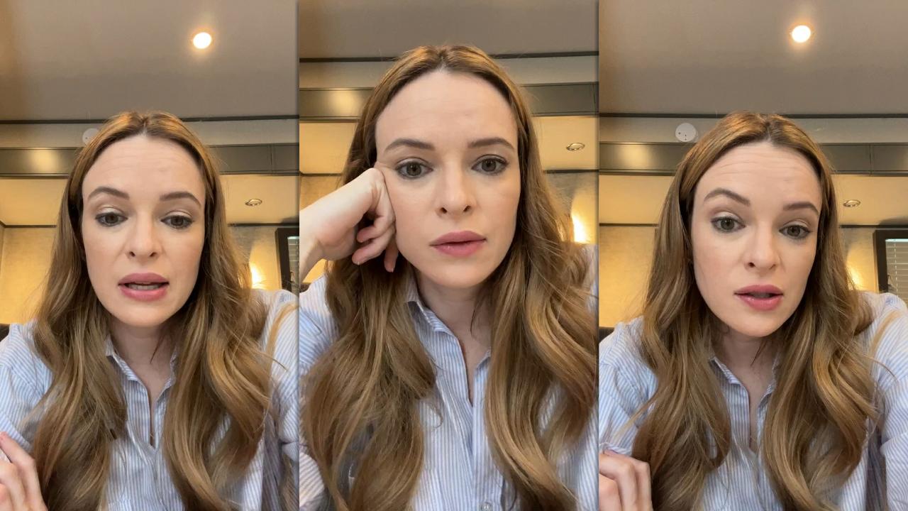 Danielle Panabaker's Instagram Live Stream from March 2nd 2022.