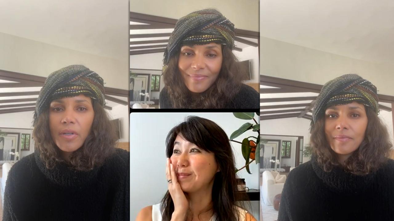 Halle Berry's Instagram Live Stream from March 8th 2022.