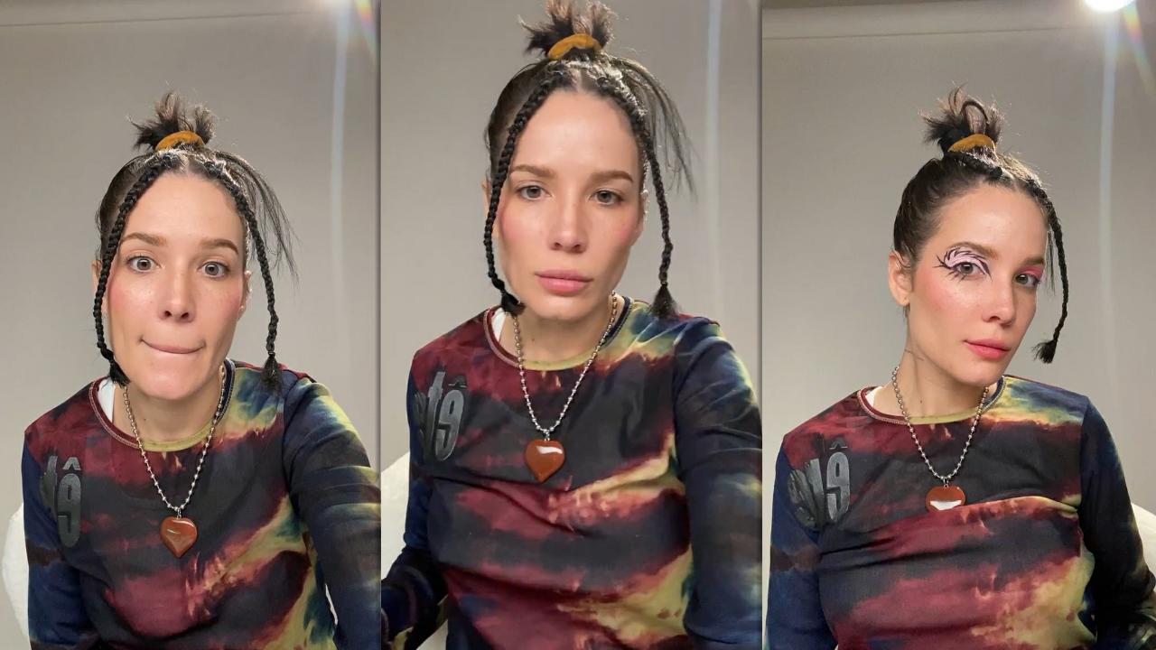Halsey's Instagram Live Stream from March 24th 2022.
