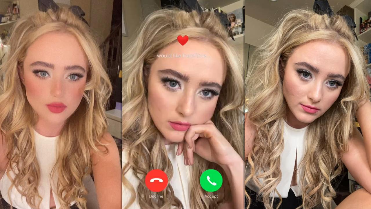 Kathryn Newton's Instagram Live Stream from March 22th 2022.
