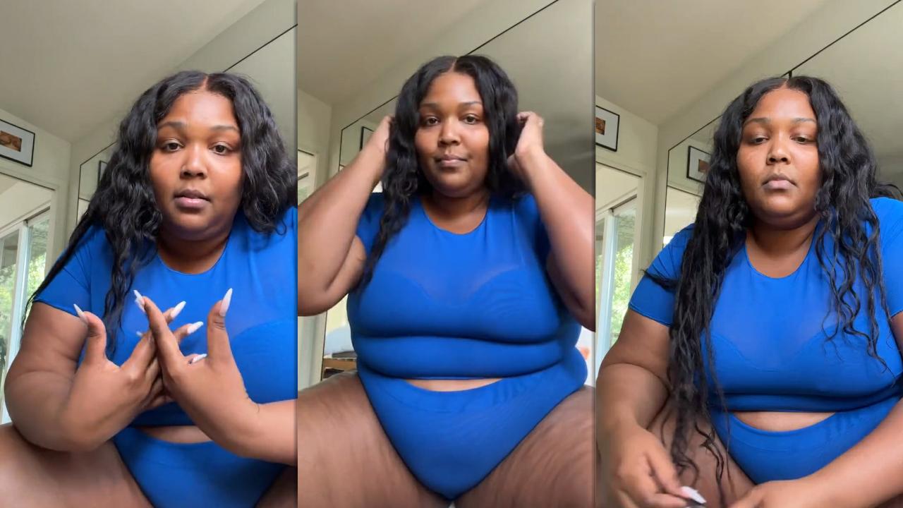 Lizzo's Instagram Live Stream from March 30th 2022.
