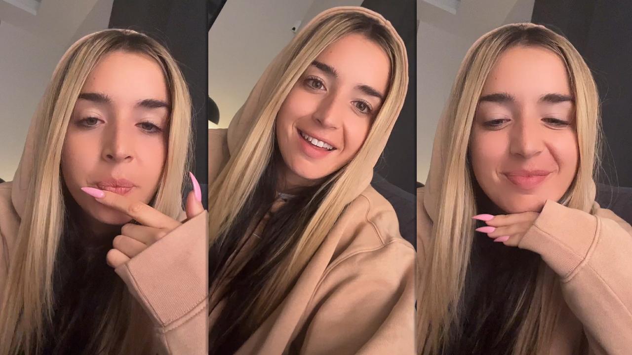 Lola Índigo's Instagram Live Stream from March 28th 2022.