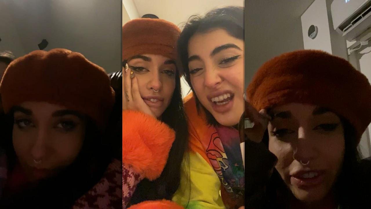 María Becerra's Instagram Live Stream from March 24th 2022.