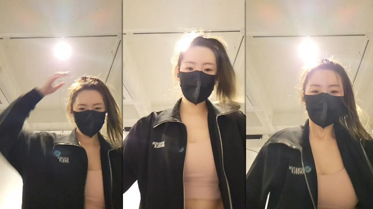 Lee Sun-mi's Instagram Live Stream from March 4th 2022.