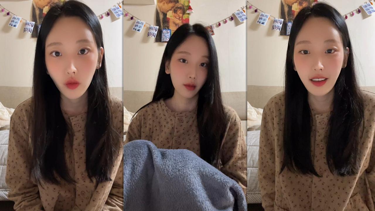 Nayun (MOMOLAND)'s Instagram Live Stream from March 29th 2022.