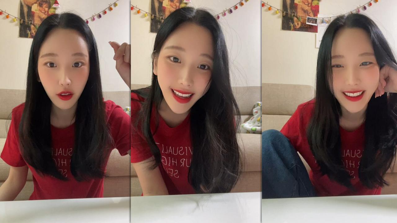 Nayun (MOMOLAND)'s Instagram Live Stream from March 7th 2022.