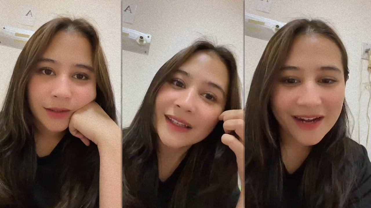 Prilly Latuconsina's Instagram Live Stream from March 12th 2022.