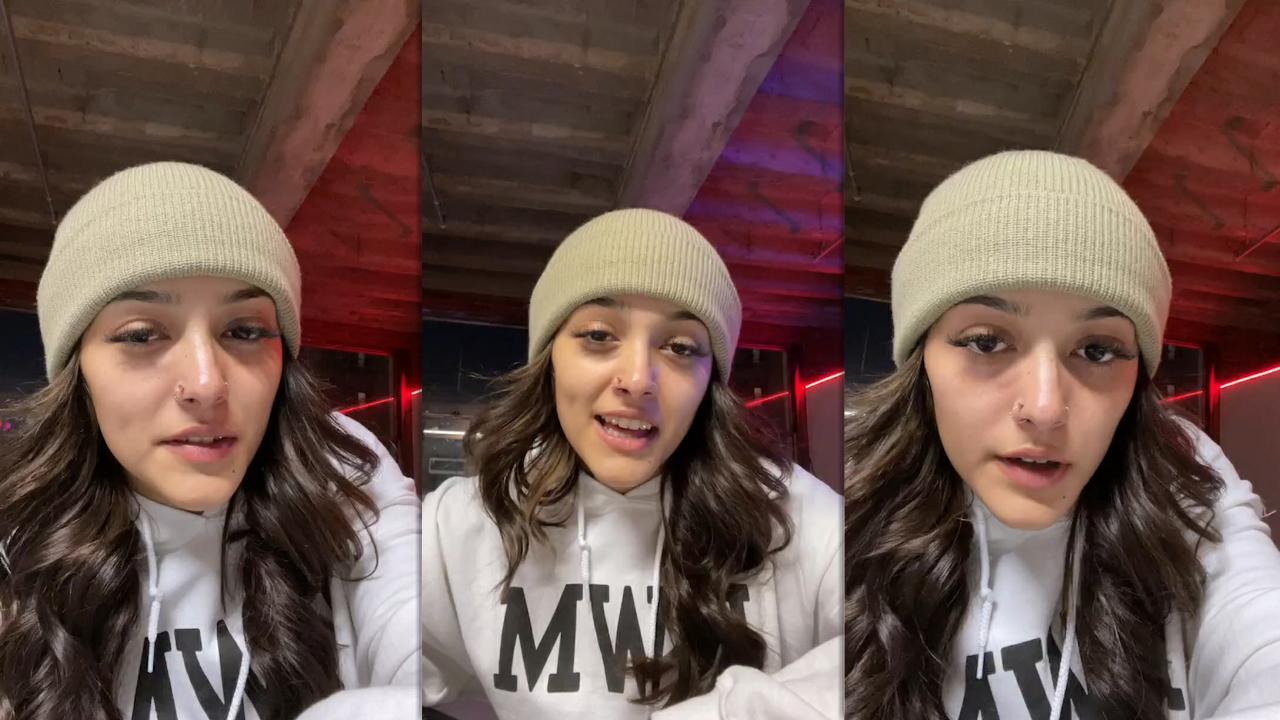 Hailey Orona's Instagram Live Stream from March 29th 2022.