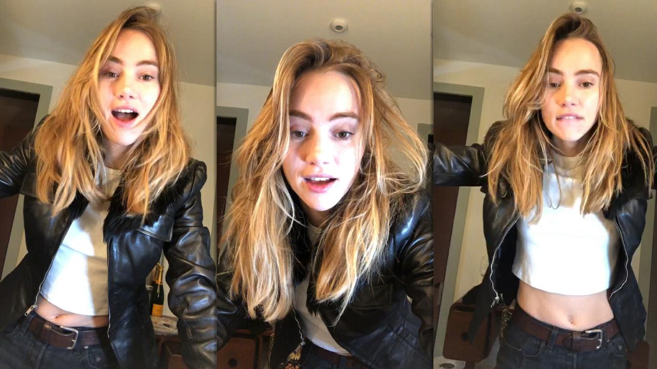 Suki Waterhouse's Instagram Live Stream from March 14th 2022.
