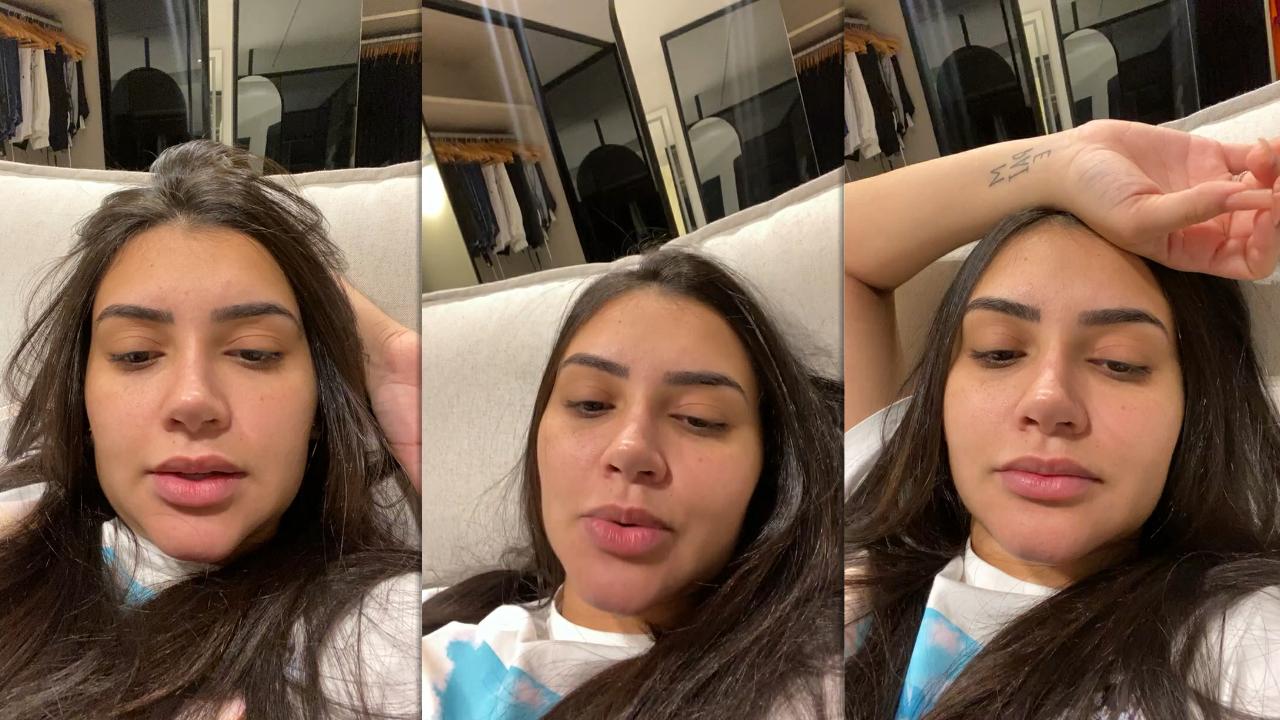 Tainá Costa's Instagram Live Stream from March 15th 2022.