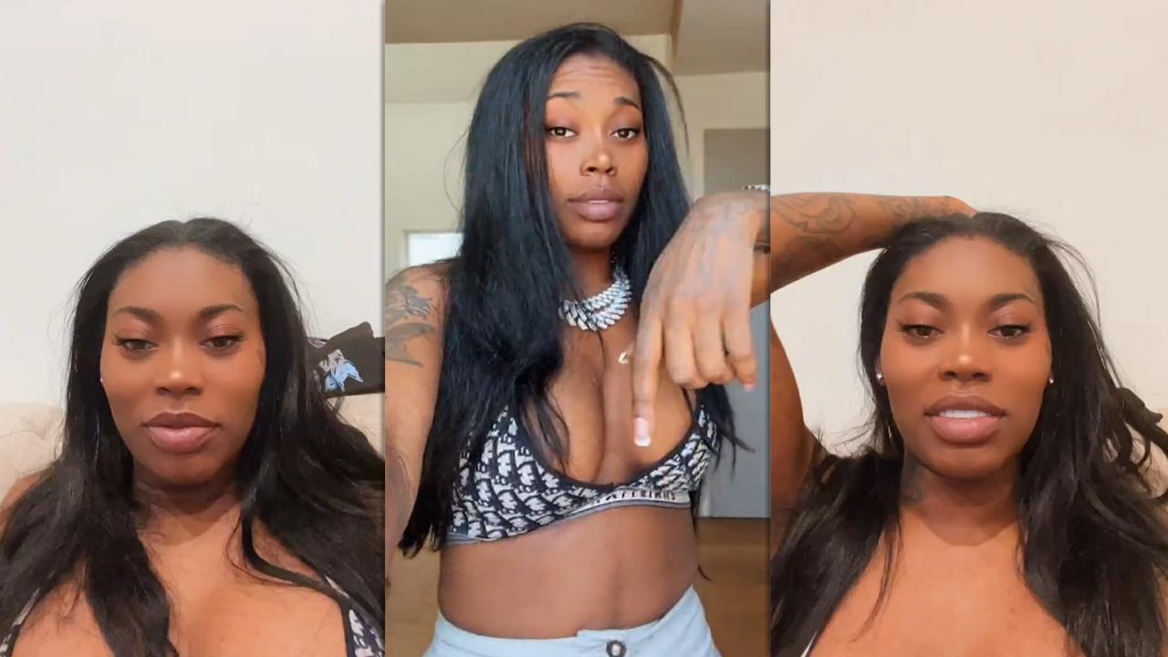 Asian Doll's Instagram Live Stream from April 1st 2022.